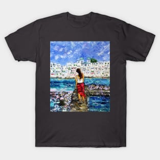 Woman at Paros Island T-Shirt